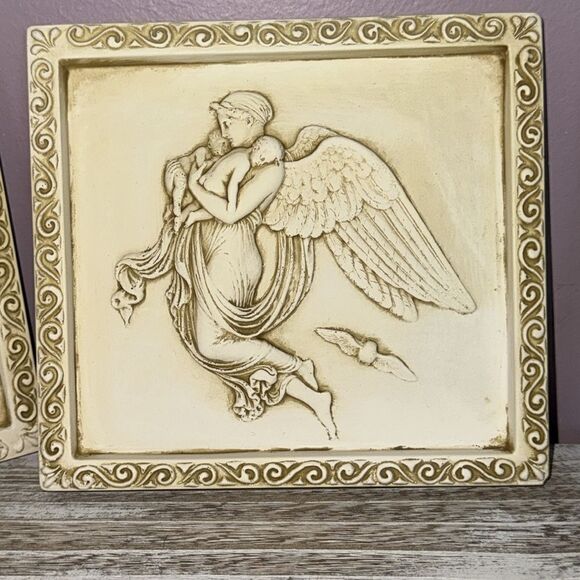 Pier1 chalkware wall hangings.  Greek goddesses.Vintage - Picture 4 of 8